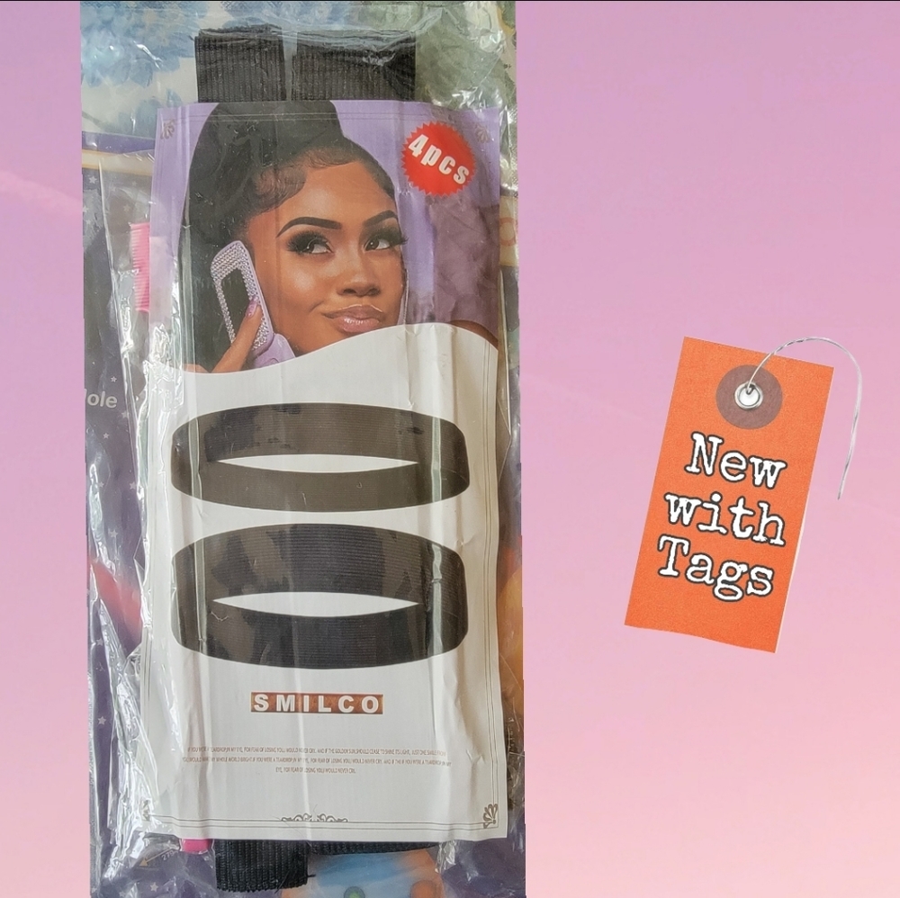 NWT/ SMILCO Lace Melting Band, 4 Pcsr Front Laying Headband.